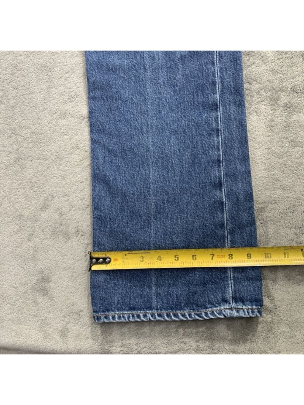 Agolde High Rise Vintage Flare Jeans Womens 32x31 100% Organic Cotton Blue Denim - Picture 4 of 12